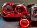 2005-2007 Dodge Magnum RGBW Color-Chasing LED Halo Headlights - (Flow Series) LED headlight kit AutoLEDTech Oracle Lighting Trendz Flow Series RGBHaloKits OneUpLighting Morimoto