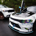2015-2023 Dodge Charger RGBW Color-Chasing LED DRL Boards (Flow Series) LED headlight kit AutoLEDTech Oracle Lighting Trendz Flow Series RGBHaloKits OneUpLighting Morimoto
