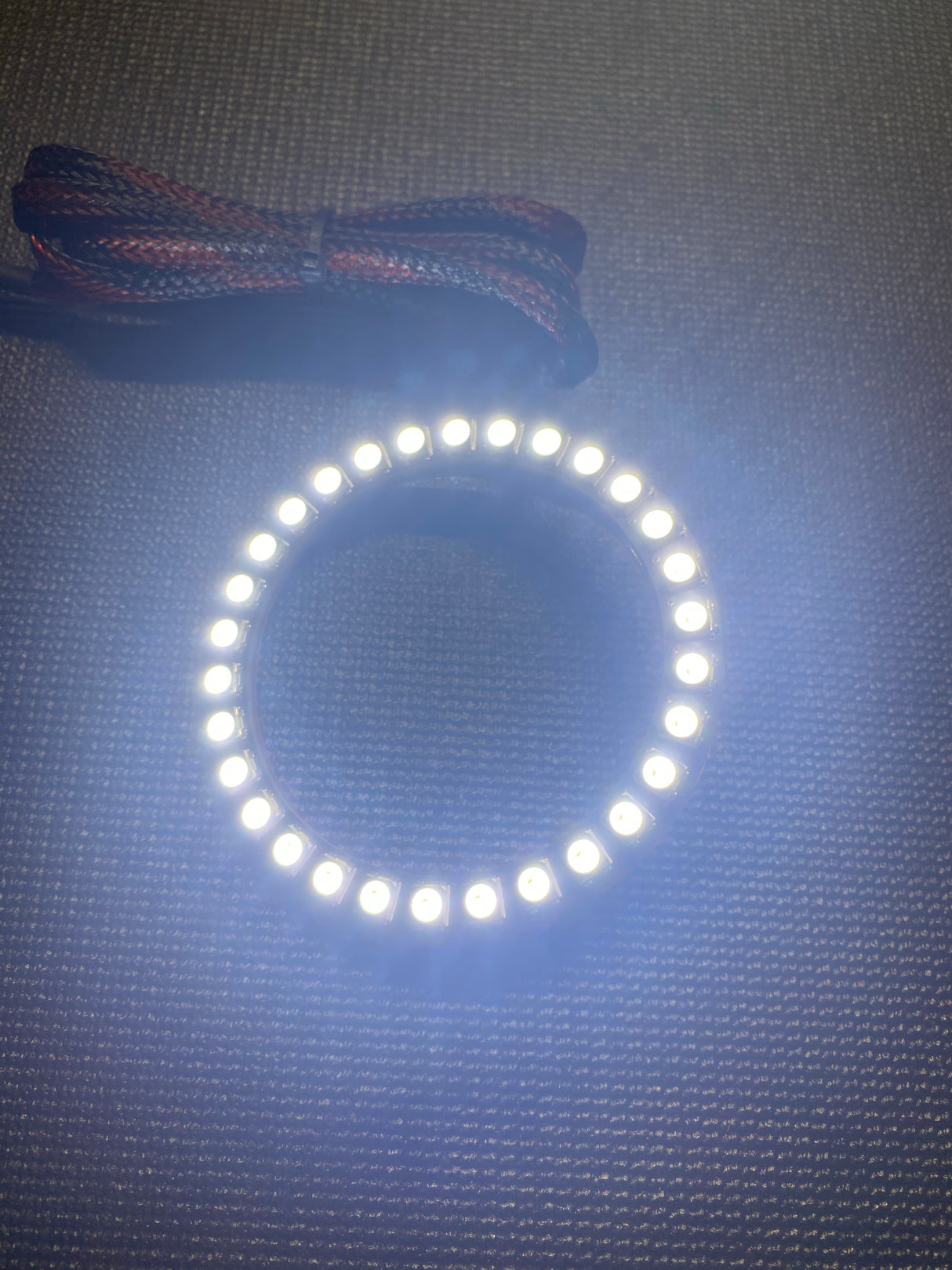 WATERPROOF 55mm-180mm Flow Series RGBW LED Circular Halo Rings Kit LED headlight kit AutoLEDTech Oracle Lighting Trendz Flow Series RGBHaloKits OneUpLighting Morimoto