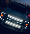 2020-2022 Ford Super Duty F250 F350 LED Grill Accent Lights Kit | XL, XLT, STX, Tremor, KR, Lariat, Platinum LED headlight kit AutoLEDTech Oracle Lighting Trendz Flow Series RGBHaloKits OneUpLighting Morimoto