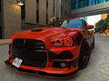2011-2014 Dodge Charger RGBW Color-Chasing LED Halo OEM Projector Headlights (Flow Series) LED headlight kit AutoLEDTech Oracle Lighting Trendz Flow Series RGBHaloKits OneUpLighting Morimoto