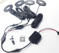 24W LED Rock Lights Pod Kit (White|Amber|UV Purple|RGBW) LED headlight kit AutoLEDTech Oracle Lighting Trendz Flow Series RGBHaloKits OneUpLighting Morimoto