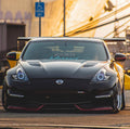 2009-2020 Nissan 370z RGBW Color-Chasing LED Halo Kit LED headlight kit AutoLEDTech Oracle Lighting Trendz Flow Series RGBHaloKits OneUpLighting Morimoto