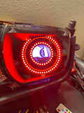 2010-2013 Chevrolet Camaro (Non-RS) RGBW Color-Chasing LED Prebuilt Halo Headlights - (Flow Series) LED headlight kit AutoLEDTech Oracle Lighting Trendz Flow Series RGBHaloKits OneUpLighting Morimoto