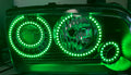 2008-2010 Dodge Charger RGBW Color-Chasing LED Halo Projector Headlights (Flow Series) LED headlight kit AutoLEDTech Oracle Lighting Trendz Flow Series RGBHaloKits OneUpLighting Morimoto