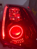 2008-2015 Cadillac CTS CTS-V RGBW Color-Chasing LED Halo DRL Kit LED headlight kit AutoLEDTech Oracle Lighting Trendz Flow Series RGBHaloKits OneUpLighting Morimoto
