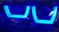 2011-2014 Dodge Charger Spec-D RGBW Color-Chasing LED DRL Boards LED headlight kit AutoLEDTech Oracle Lighting Trendz Flow Series RGBHaloKits OneUpLighting Morimoto