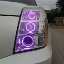 2007-2014 Cadillac Escalade Color-Chasing Halo Kit LED headlight kit AutoLEDTech Oracle Lighting Trendz Flow Series RGBHaloKits OneUpLighting Morimoto