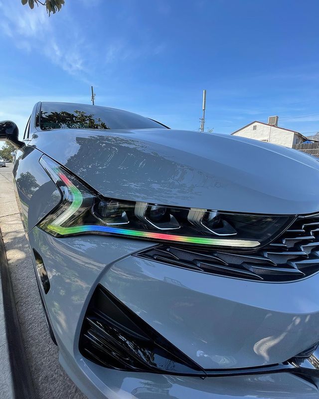 2021+ Kia K5 RGBW Color-Chasing LED DRL Tube Kit LED headlight kit AutoLEDTech Oracle Lighting Trendz Flow Series RGBHaloKits OneUpLighting Morimoto