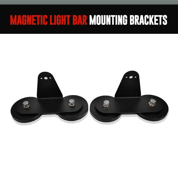 Magnetic Light Bar Mounting Brackets LED headlight kit AutoLEDTech Oracle Lighting Trendz Flow Series RGBHaloKits OneUpLighting Morimoto