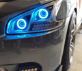 2013-2015 Nissan Altima RGBW Color-Chasing LED Halo Kit LED headlight kit AutoLEDTech Oracle Lighting Trendz Flow Series RGBHaloKits OneUpLighting Morimoto
