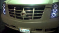 2007-2014 Cadillac Escalade Color-Chasing Halo Kit LED headlight kit AutoLEDTech Oracle Lighting Trendz Flow Series RGBHaloKits OneUpLighting Morimoto