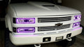 1989-1999 Chevrolet C/K 1500/2500/3500 Silverado Suburban Tahoe RGBW Color-Chasing LED Halo Kit LED headlight kit AutoLEDTech Oracle Lighting Trendz Flow Series RGBHaloKits OneUpLighting Morimoto