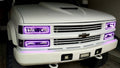 1989-1999 Chevrolet C/K 1500/2500/3500 Silverado Suburban Tahoe RGBW Color-Chasing LED Halo Kit LED headlight kit AutoLEDTech Oracle Lighting Trendz Flow Series RGBHaloKits OneUpLighting Morimoto