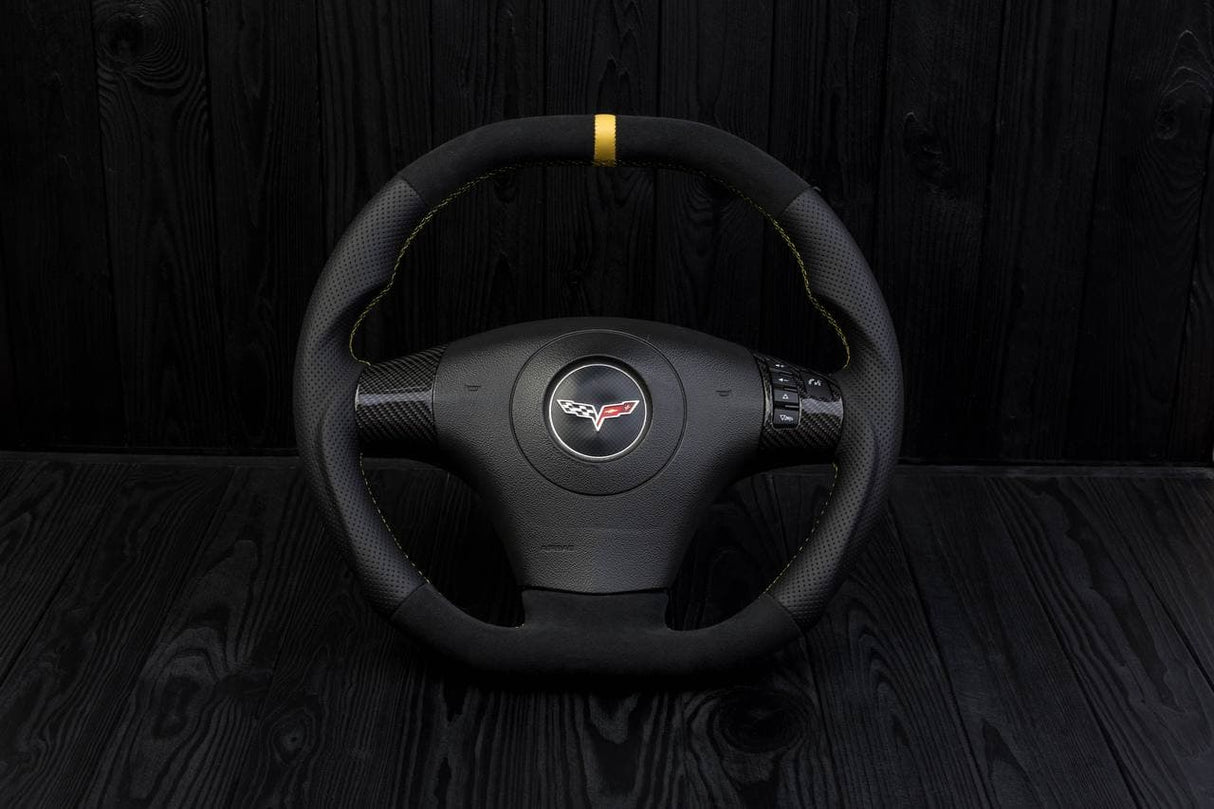 2006-2013 Chevrolet C6 Corvette Custom Carbon Fiber Steering Wheel w/ LED RPM Display LED headlight kit AutoLEDTech Oracle Lighting Trendz Flow Series RGBHaloKits OneUpLighting Morimoto