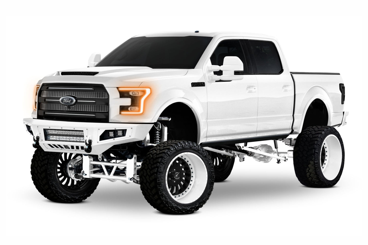 2016-2020 Ford Raptor RGBW +A LED DRL Boards LED headlight kit AutoLEDTech Oracle Lighting Trendz Flow Series RGBHaloKits OneUpLighting Morimoto