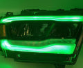 2019-2023 Ram 1500 Truck RGBW +A LED DRL Boards (Laramie Rebel Big Horn) LED headlight kit AutoLEDTech Oracle Lighting Trendz Flow Series RGBHaloKits OneUpLighting Morimoto