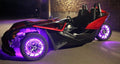 2015-2023 Polaris Slingshot RGB RGBW LED Wheel Ring Lights Kit LED headlight kit AutoLEDTech Oracle Lighting Trendz Flow Series RGBHaloKits OneUpLighting Morimoto