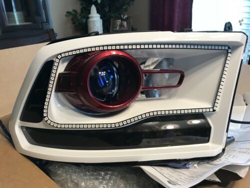 2013-2018 Dodge Ram 1500 2500 RGBW Color-Chasing LED Halo Kit (Projector Outline) LED headlight kit AutoLEDTech Oracle Lighting Trendz Flow Series RGBHaloKits OneUpLighting Morimoto