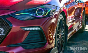 Slim Flexible Color-Chasing RGBW LED DRL Tube Rope Strips (12" | 24" | 36") LED headlight kit AutoLEDTech Oracle Lighting Trendz Flow Series RGBHaloKits OneUpLighting Morimoto