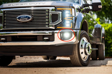 2017-2022 Ford Super Duty 4Banger LED Fog Light Pod Assemblies LED headlight kit AutoLEDTech Oracle Lighting Trendz Flow Series RGBHaloKits OneUpLighting Morimoto