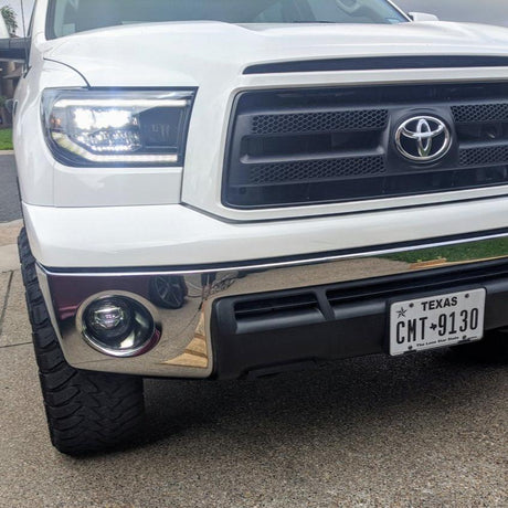 2007-2013 Toyota Tundra LED DRL Projector Replacement Headlights LED headlight kit AutoLEDTech Oracle Lighting Trendz Flow Series RGBHaloKits OneUpLighting Morimoto